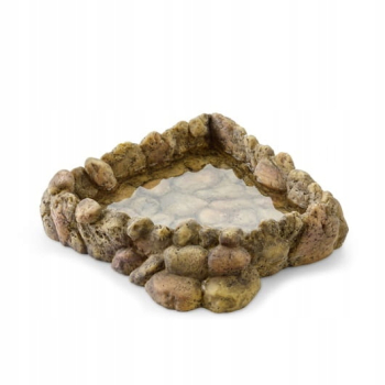 Exo Terra Narożna miska kamienna XL  29 x 27 x 6 cm