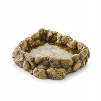 Exo Terra Narożna miska kamienna L  19 x 18 x 4,5 cm
