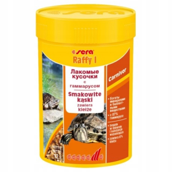 Sera Raffy Nature Smakowite kąski dla żółwi wodno-lądowych 100 ml
