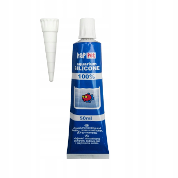 SILIKON klej do Terrarium akwarium 50ml CZARNY