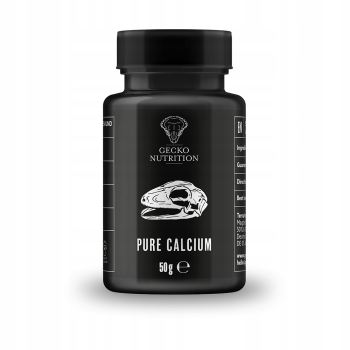 Gecko Nutrition Pure Calcium Wapń bez D3 dla gadów 50g