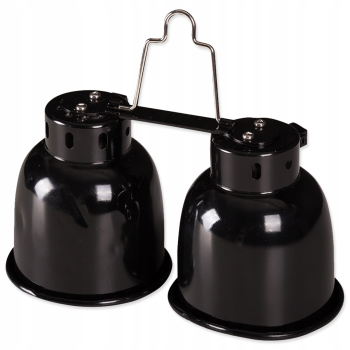 Repti Planet Mini Combo Dome PODWÓJNY Klosz z odbłyśnikiem 2x40W