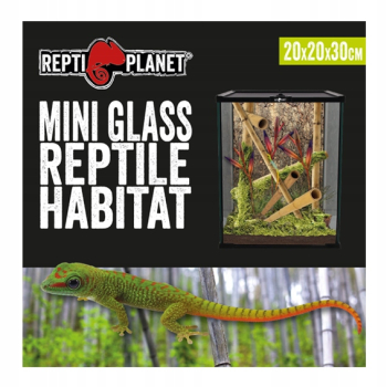 Repti Planet Terrarium szklane 20x20x30 cm