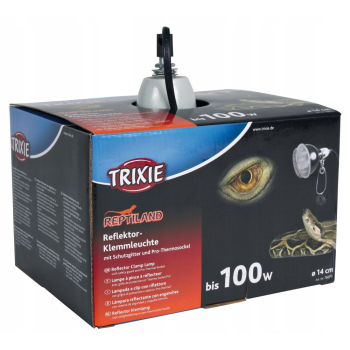 Trixie Klosz z siatką ochronną na żarówkę grzewczą i UVB do 75W 14 cm