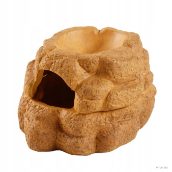 Exo Terra Big Rock ceramiczna dwuczęściowa WILGOTNA KRYJÓWKA z miską S