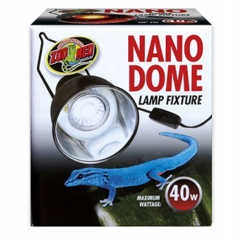 Zoo Med NANO Dome Lamp Fixture - Klosz oprawa NANO emitera żarówki do 40W