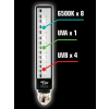 Zoo Med Reptisun UVB/LED Energooszczędne UVB japońskie diody LED 9W