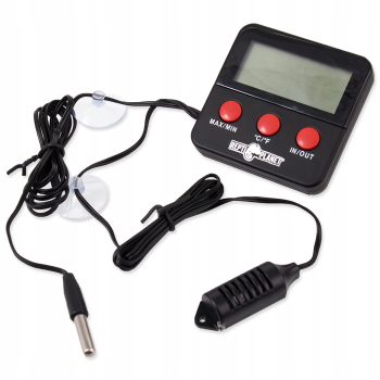 Repti Planet Digital Thermometer Hygrometer Termometr z higrometrem Z SONDĄ