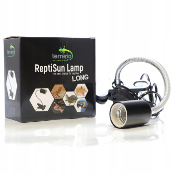 Terrario ReptiSun Long Lampa z uchwytem zaciskowym, oprawka ceramiczna do 200W
