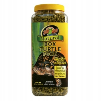 Zoo Med Box Turtle Tortoise Food Kompletna karma dla żółwi błotnych 567g