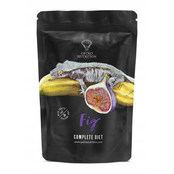 Gecko Nutrition Pokarm dla gekonów banan-figa Z OWADAMI 250 g