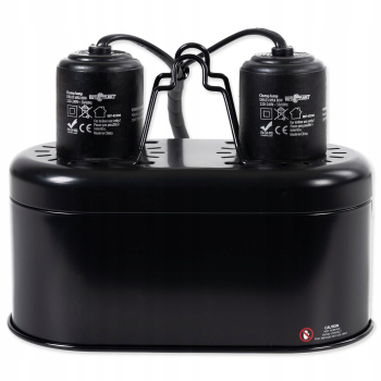 Repti Planet MINI DUAL DOME 2x40W Podwójny klosz na 2 żarówki gwint e27