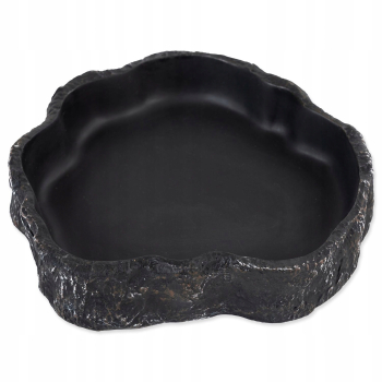 Repti Planet Miska miseczka do terrarium CZARNA 15 X 13,5 X 3 cm