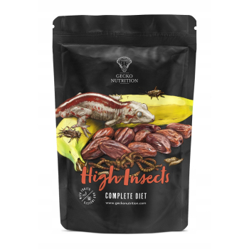 Gecko Nutrition High Insect Pokarm papka dla gekona Z OWADAMI ORYGINAŁ 250 g