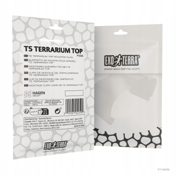 Exo Terra Uchwyty montażowe do oprawy T5 Terrarium Top, 2szt
