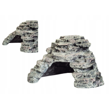 REPTO Narożna kryjówka S PREMIUM do terrarium, wyspa ciepła 20 x 19 x 13 cm