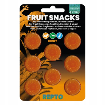 REPTO FRUIT SNACKS JELLY Żelki owocowe dla gadów i owadów MIODOWE, MIÓD