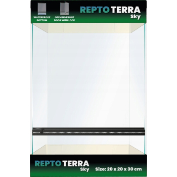 REPTO TERRA SKY Terrarium PREMIUM dla patyczaków, straszyków 20 x 20 x 30cm