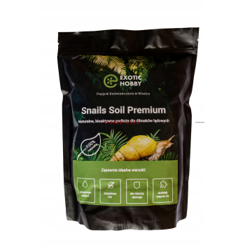 Exotic Hobby Snails Soil Premium podłoże BIOAKTYWNE dla ślimaka 3 l