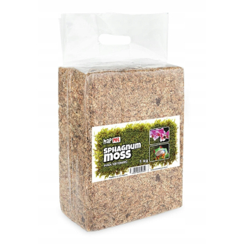 Mech torfowiec Sphagnum moss dla żaby rogatej, ukorzeniania roślin 1kg