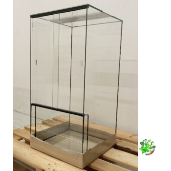 Terrarium szklane 60 x 40 x 100 cm
