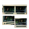 Terrarium z płyty meblowej, ścianka, termometr + higrometr 140 x 60 x 60 cm