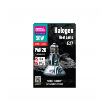 Arcadia Halogen Basking Spot Żarówka grzewcza - Halogen do terrarium 50W