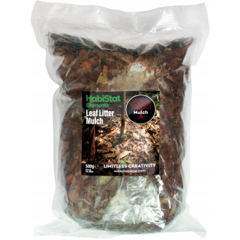 HabiStat Leaf Litter Ściółka z liści- detailling podłoża do terrarium 500g