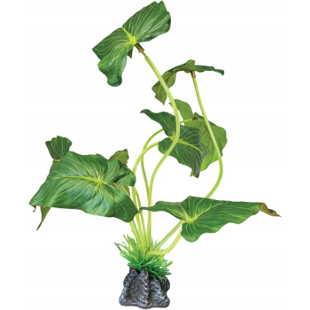 REPTO PLANT Sztuczny stojący filodendron, philodendron do terrarium 30 cm
