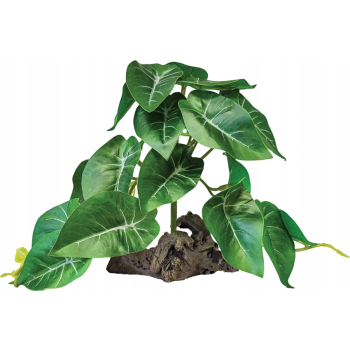 REPTO PLANT Sztuczna stojąca Alokazja do terrarium 20 cm